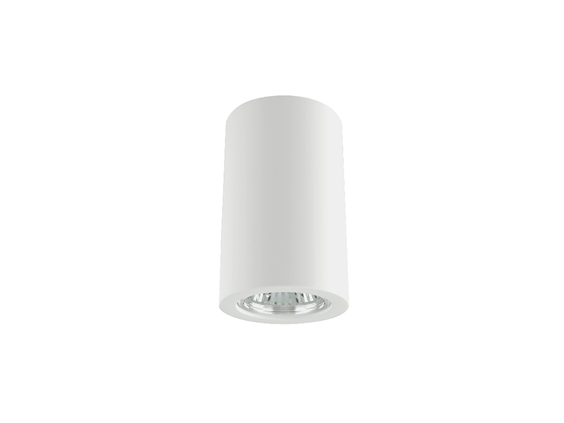 LVY-C2020  Plaster Light Ceiling GU10 Gypsum Round Ceiling Lamp