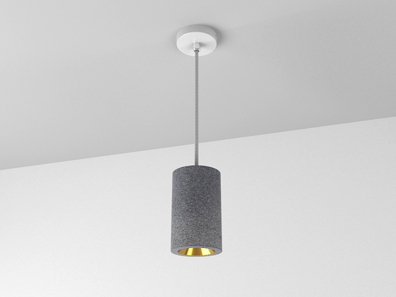 LVY-P5508 Concrete Pendant Light Chandeliers Light Modern LED Gray/Black Cement Pendant Lamp