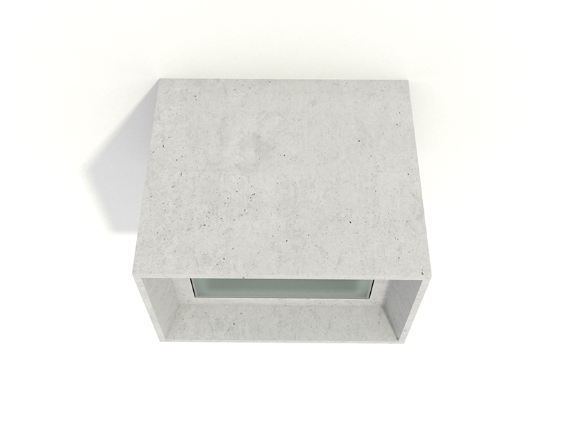 LVY-C2501 Concrete Cement Up Down LED Gray/Black Wall Lamp