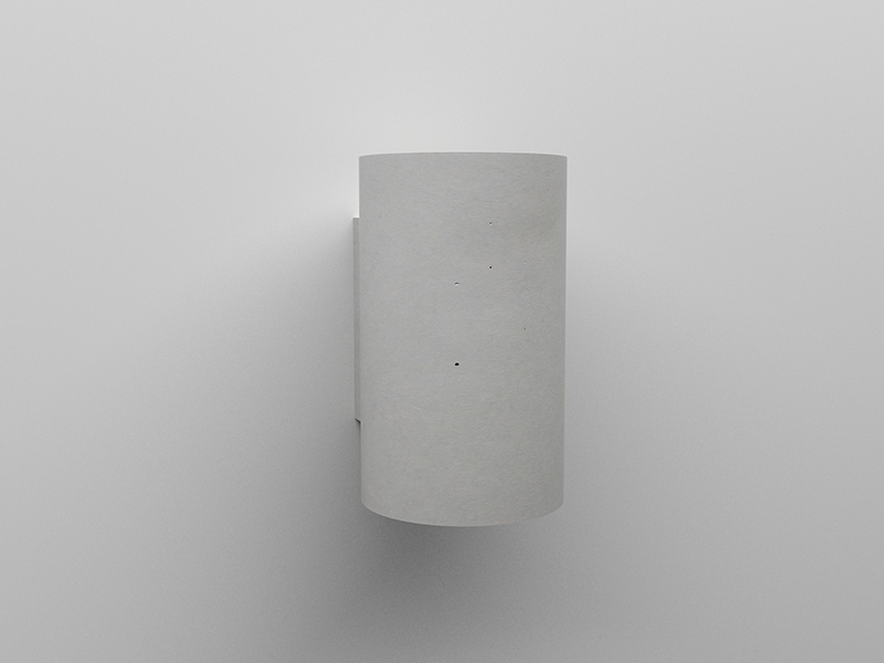 LVY-W0506 Concrete Interior Wall Sconce Square Gray/black Cement LED Indoor Wall Lamp Up Down Wall Lamp
