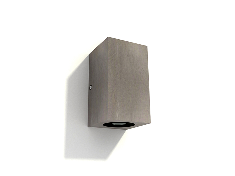 LVY-W0511 Cement Concrete Indoor Wall LED Gray/black Lamp Square Interior Wall Light