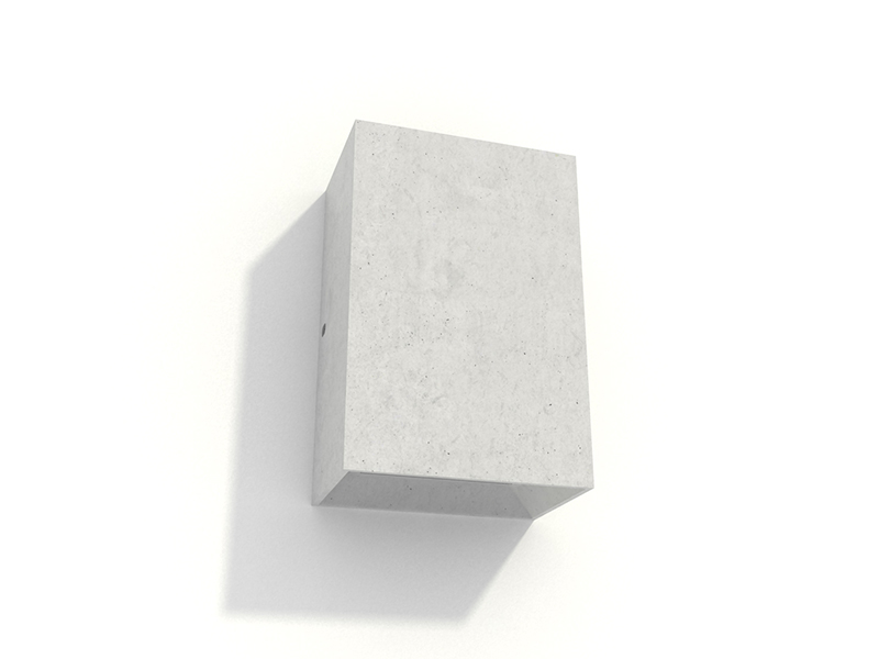 LVY-W0516 Concrete Interior Wall Sconce Square Up And Down Cement LED Indoor Wall Lamp