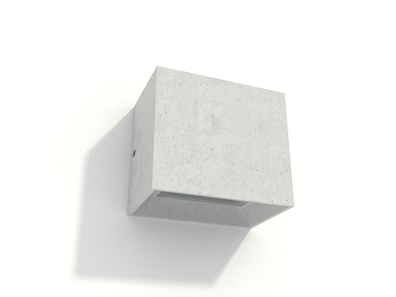 LVY-W0520 Concrete Interior Wall Sconce Square Up And Down Cement LED Indoor Wall Lamp