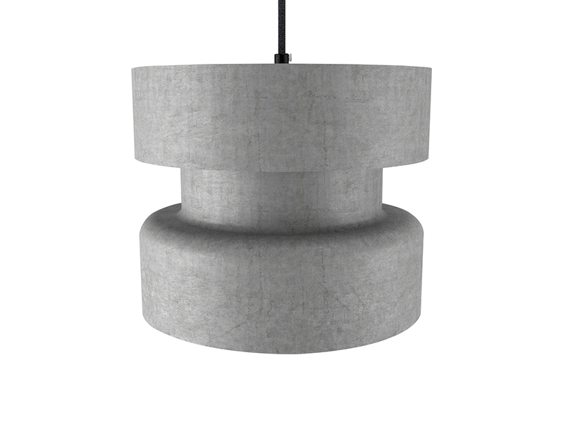 LVY-P5512 Cement Concrete Hanging Lights Fixture Decorative chandelier Light E27 Gray/black Cement Pendant Lamps