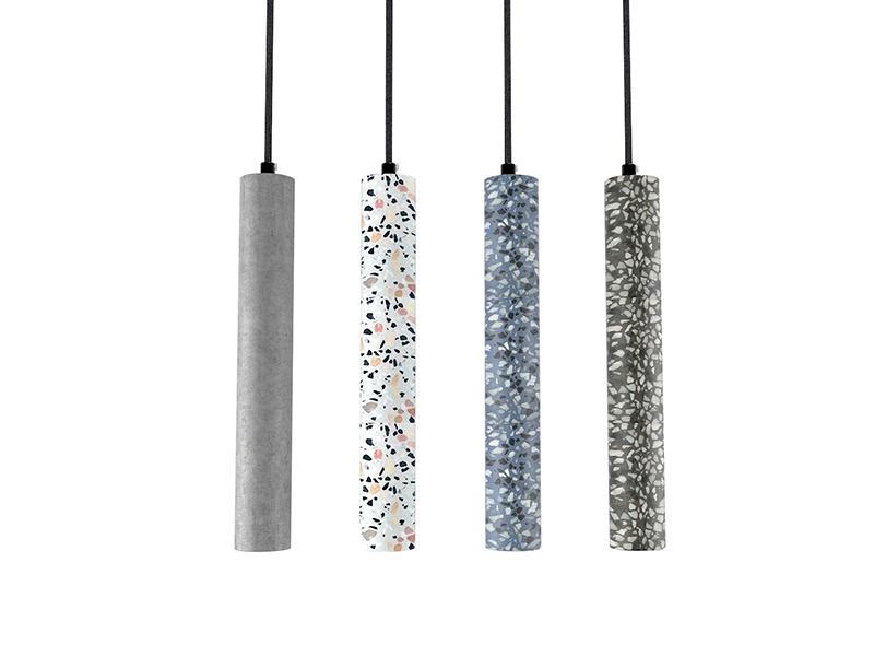 LVY-P5516 Cement Modern Design  Lights Decorative Light GU10 Gray/black Cement Pendant Lamps