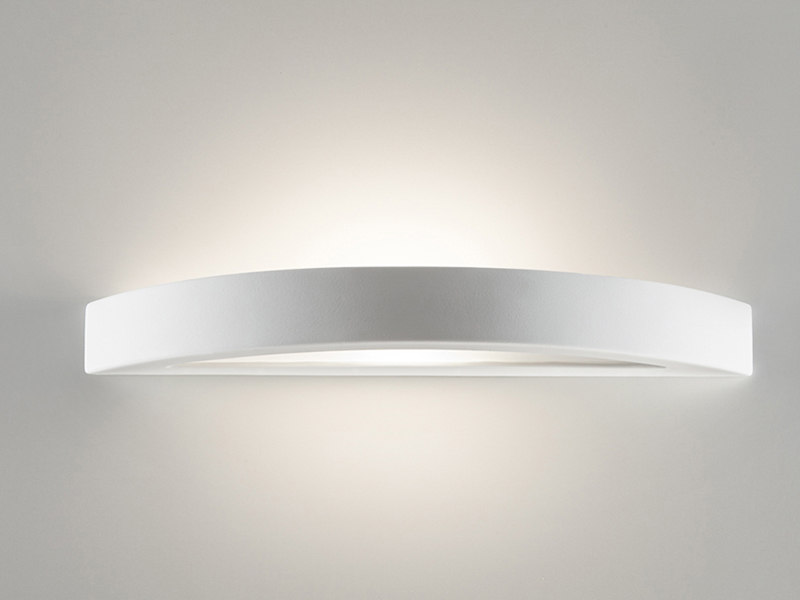 LVY-W0108 Gypsum Plaste Aluminium Lamp White Modern 2*G9/R7S Indoor Wall Light
