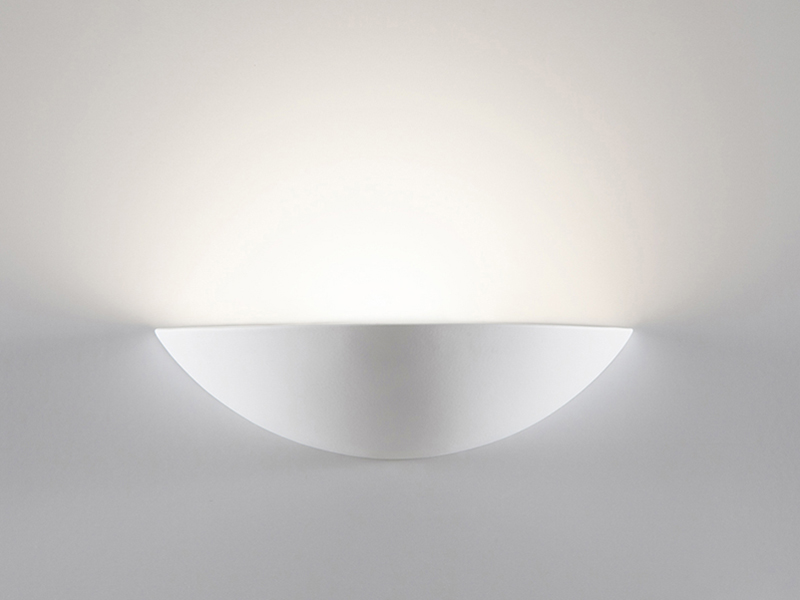 LVY-W0110 Gypsum Plaste Aluminium Lamp White Modern 2*G9/R7S Indoor Wall Light