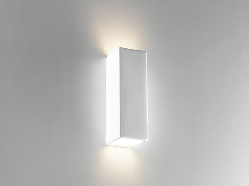 LVY-W0111 Gypsum Plaste Lamp White Modern G9 Indoor Wall Light