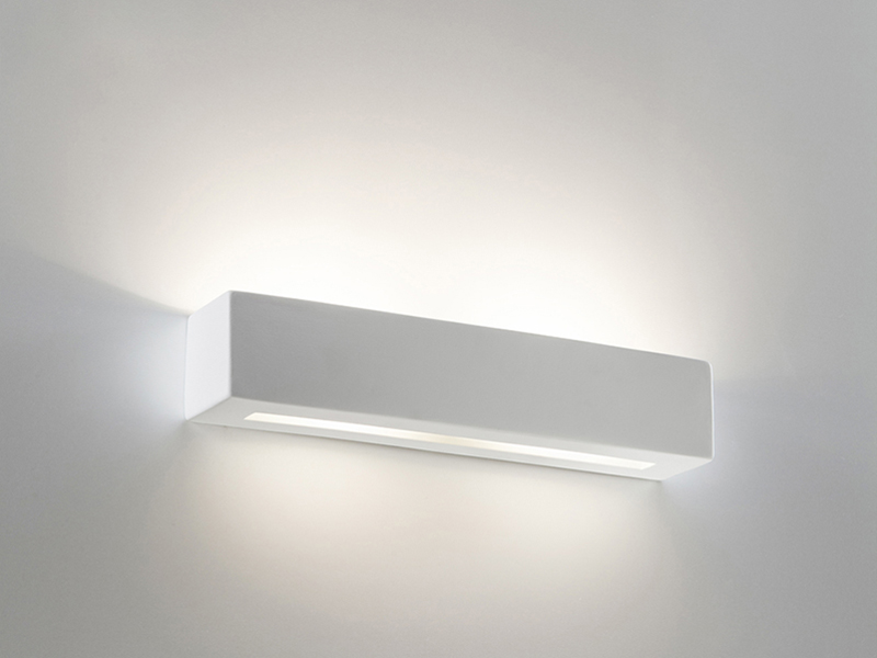 LVY-W0116 Gypsum Plaster Square Modern Design 2*G9/E14 Indoor Wall Light