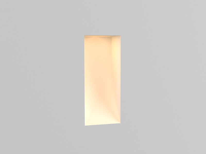 LVY-W0122 Gypsum Plaster White Indoor Step Light