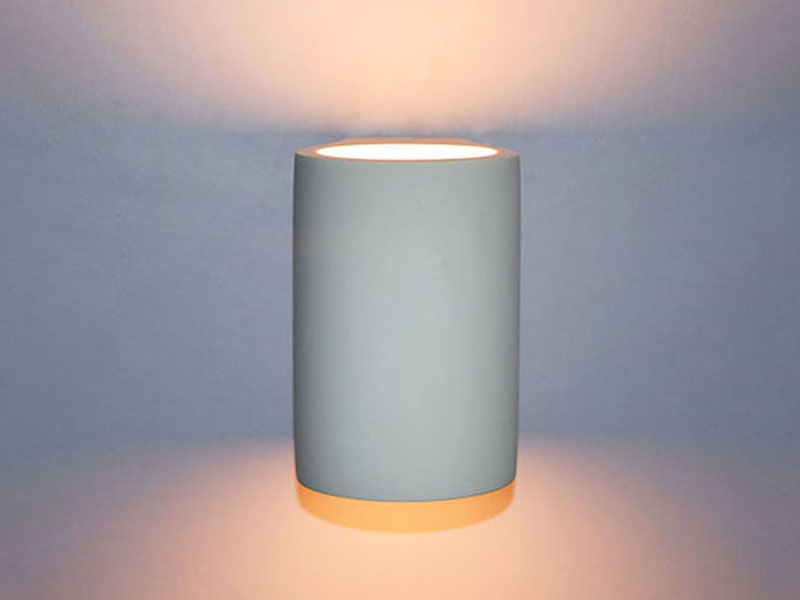 LVY-W0134 Gypsum Plaster White Modern G9 Indoor Wall Light