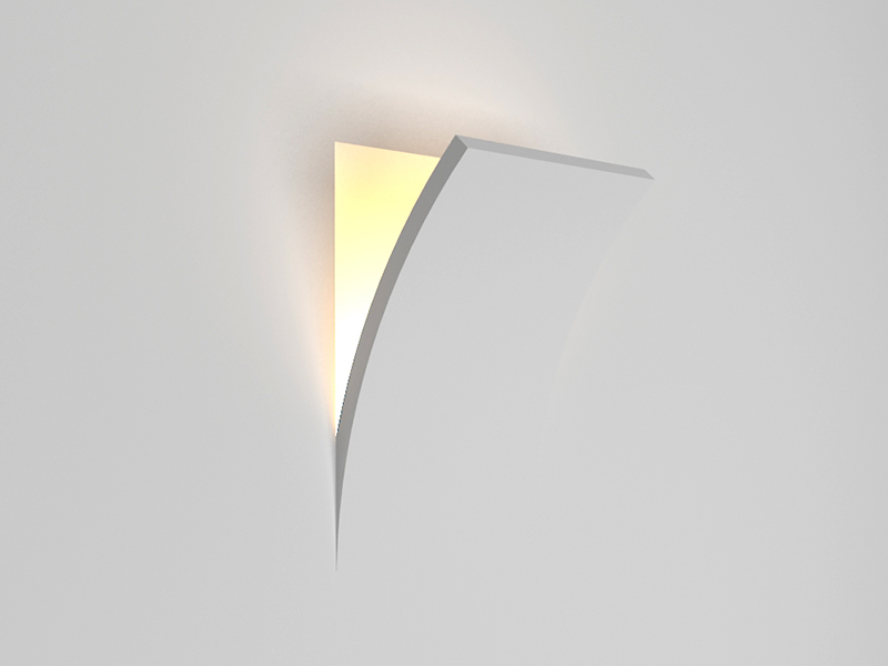 LVY-W0151 Gypsum Plaster Modern Embedded E14/E27 Indoor Wall Lamp