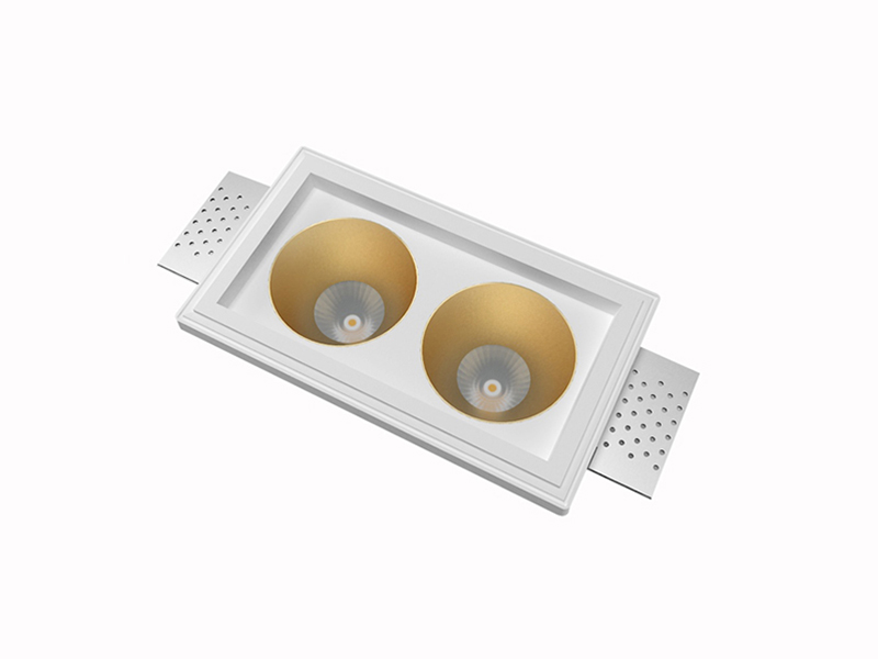 LVY-D0153 Plaster Spotlights Embedded LED Ceiling Living Room Home Round Downlights