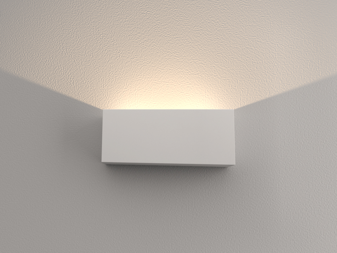 LVY-W0159  White Gypsum plaster LED bracket wall lamp