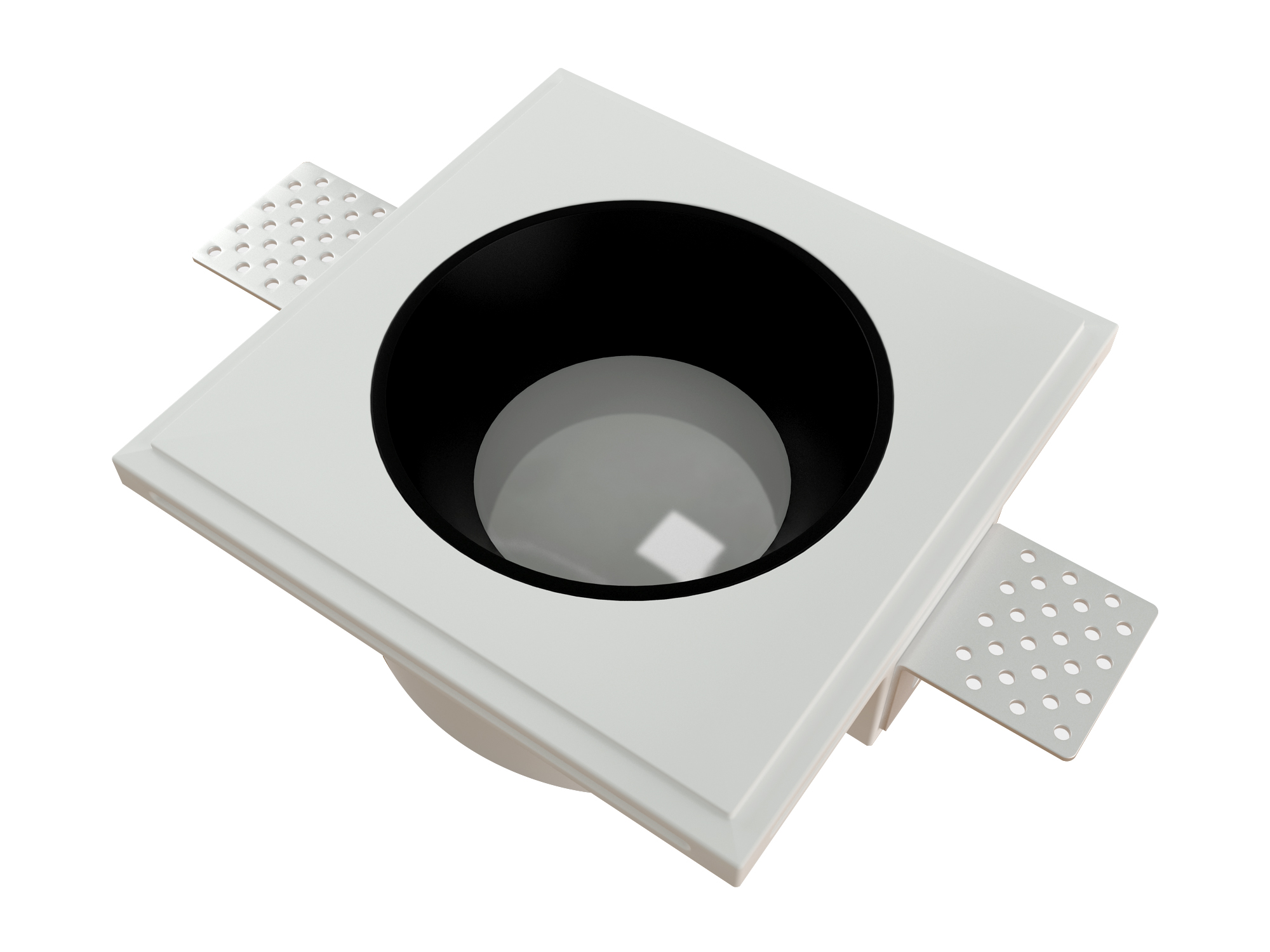 LVY-D0183 white recessed trimless plaster gypsum led lamps downlight