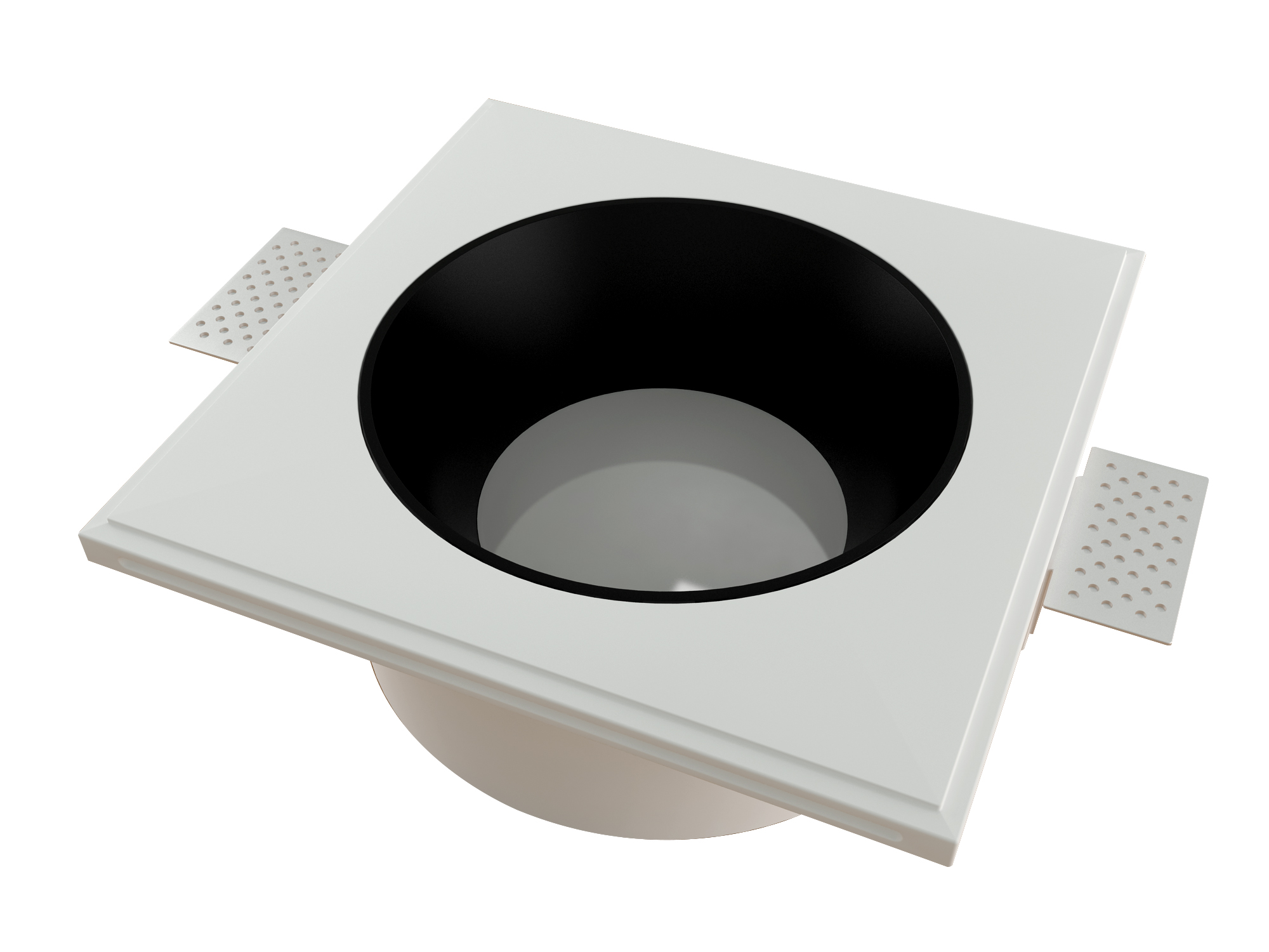 LVY-D0186 white recessed trimless plaster gypsum led lamps downlight