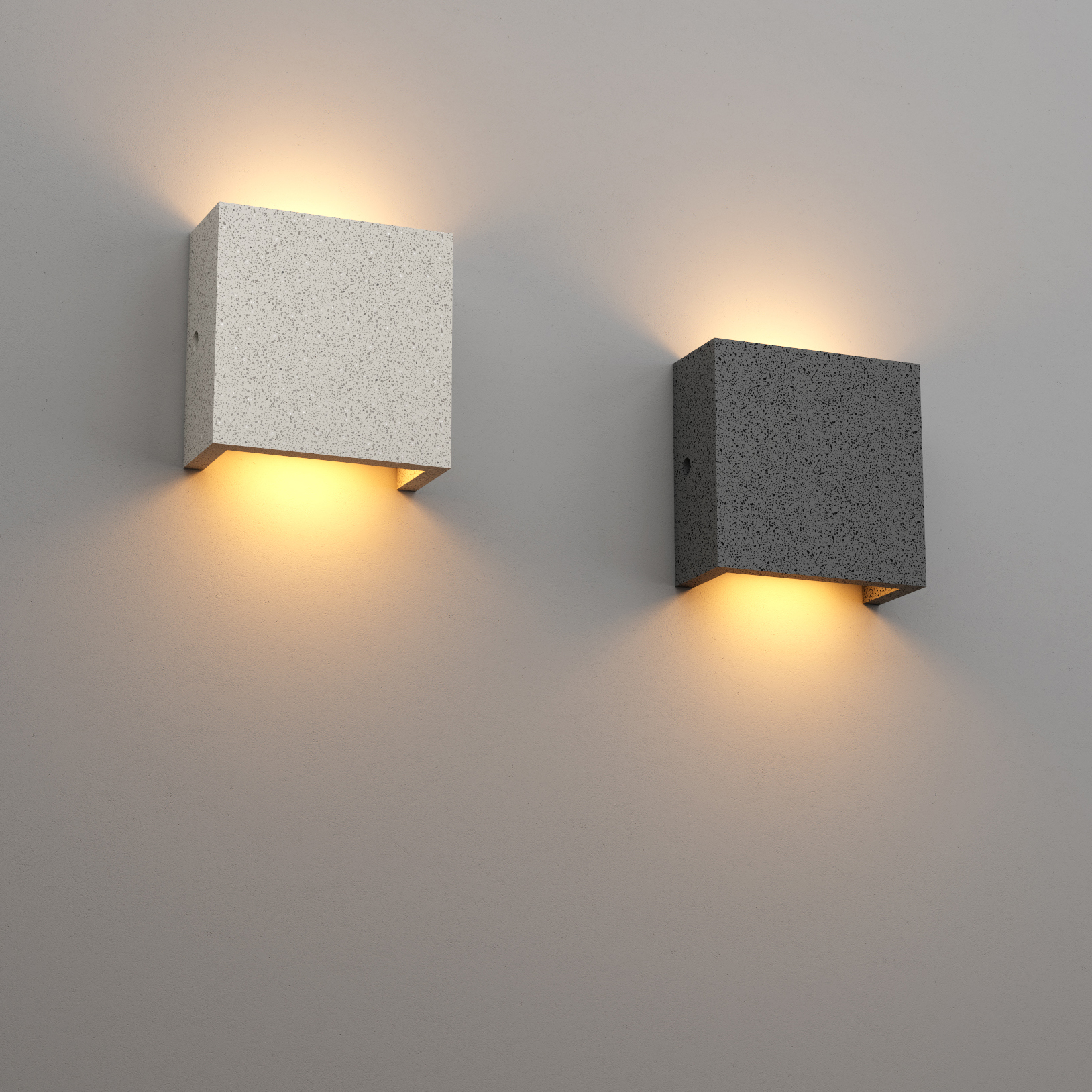 LVY-W00704A Concrete cement outdoor lamp wall lamp