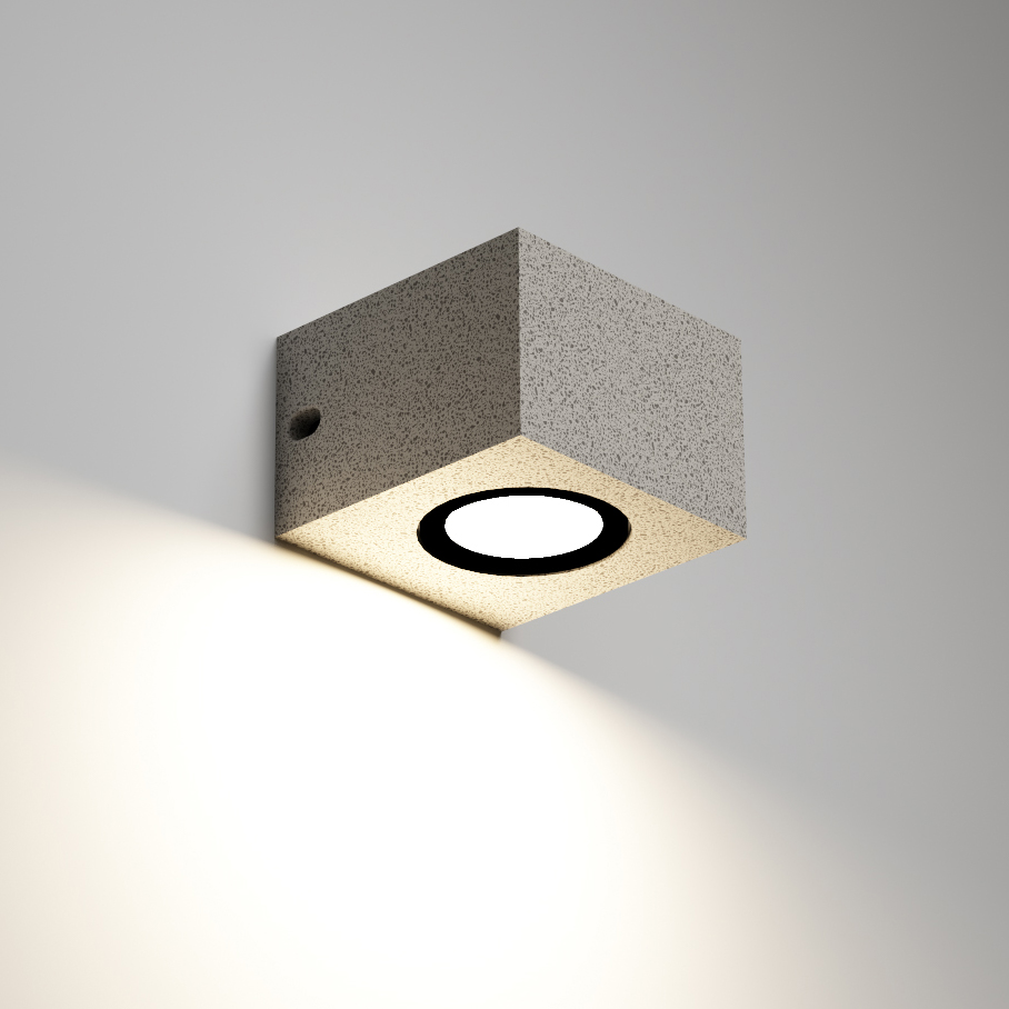 LVY-W0609 Concrete cement outdoor lamp wall lamp
